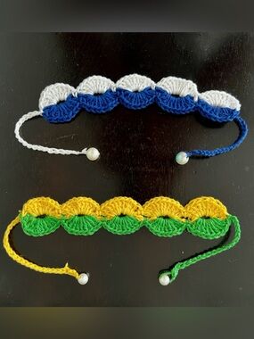 Custom Handmade Crochet World Cup Soccer Bracelets